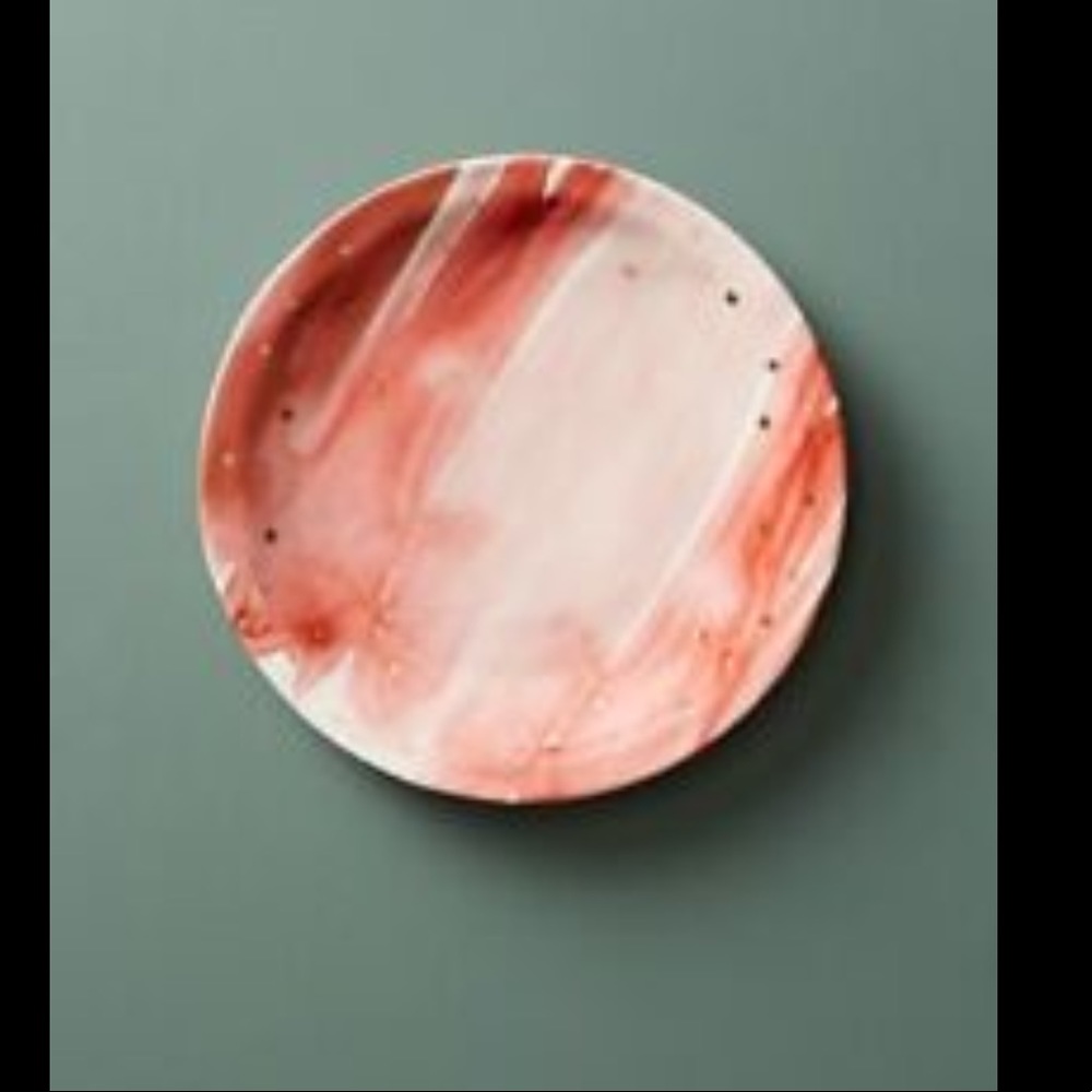 Set of two Anthropologie night sky side plates